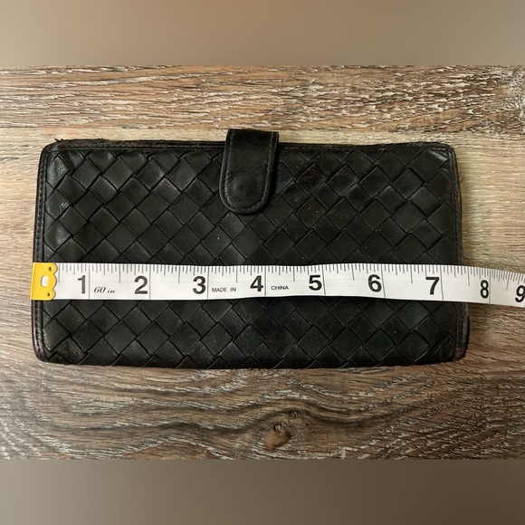 Vintage BOTTEGA VENETA black wallet - read description - Picture 2 of 16